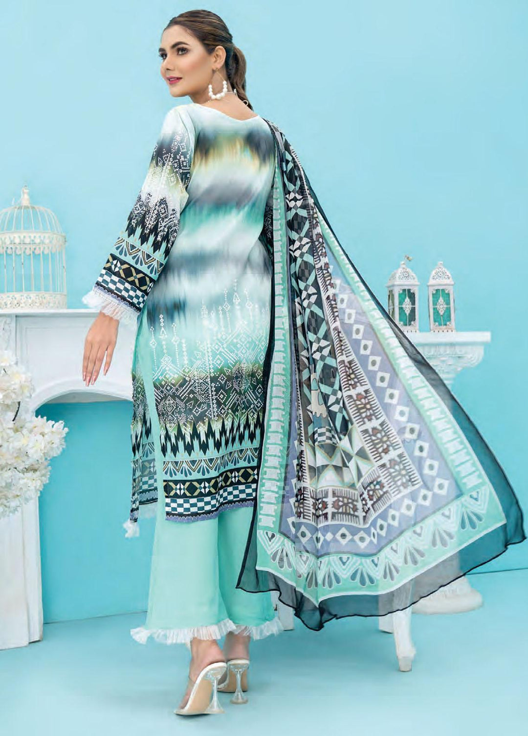Universal By Sitara Printed Lawn Suits Unstitched 3 Piece SIT22U D-69 - Summer Collection