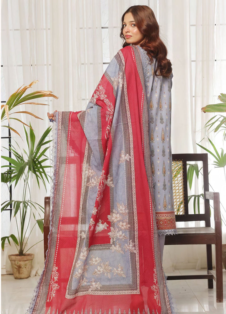 Urbane By Saphron Pret Printed Lawn 3 Piece Suit D-04