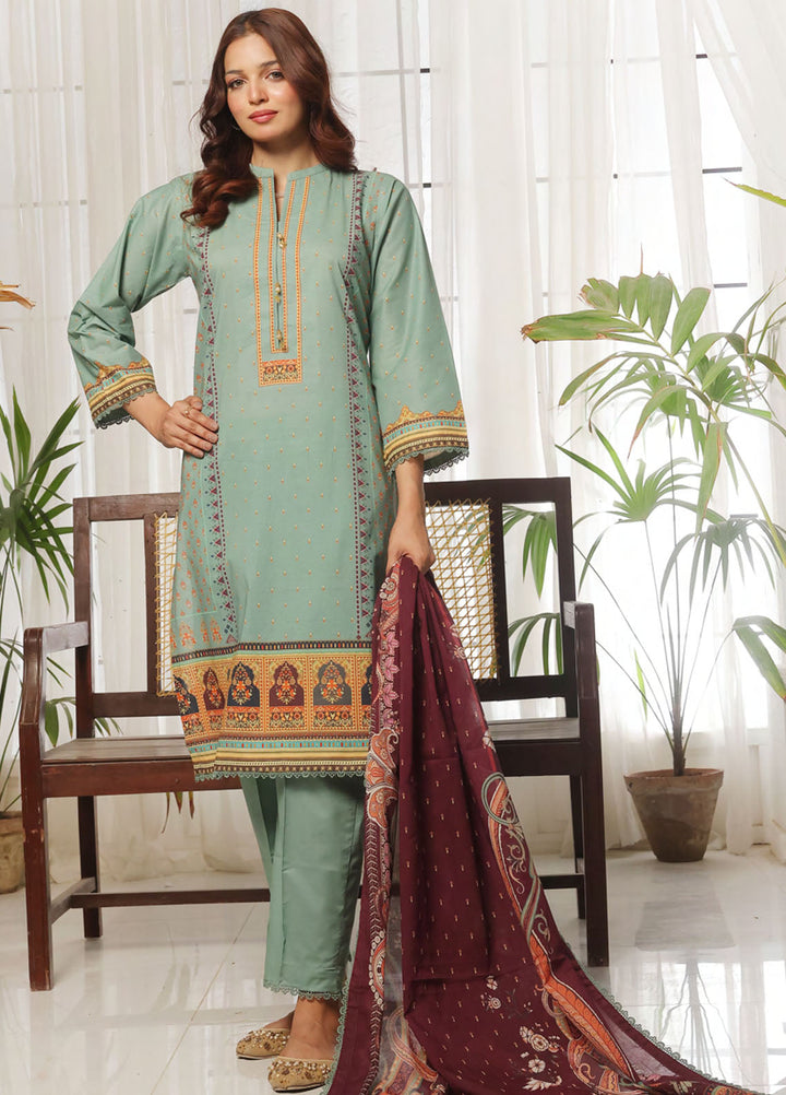 Urbane By Saphron Pret Printed Lawn 3 Piece Suit D-05