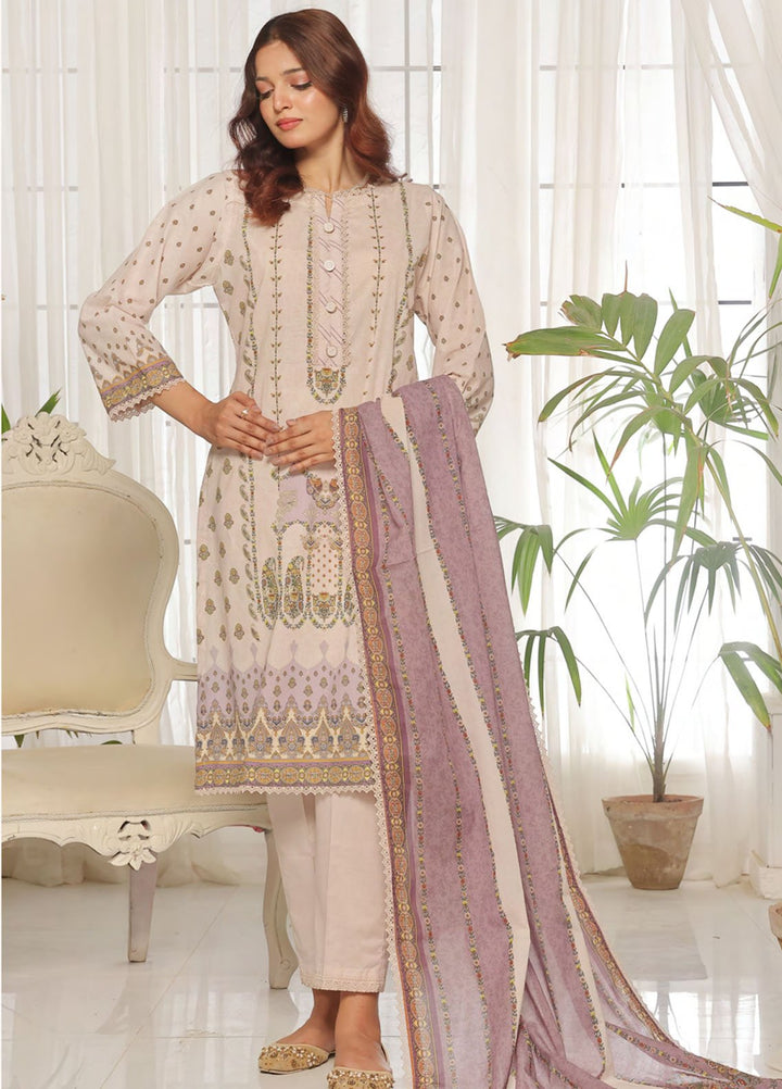 Urbane By Saphron Pret Printed Lawn 3 Piece Suit D-06