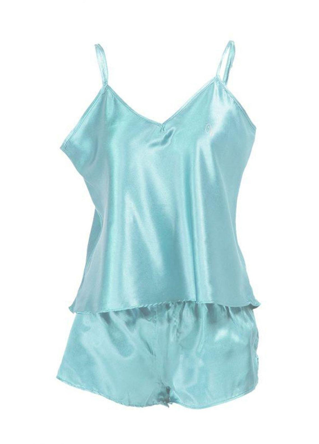 Valerie Night Wear Satin Cami Set CAM 01 AQ