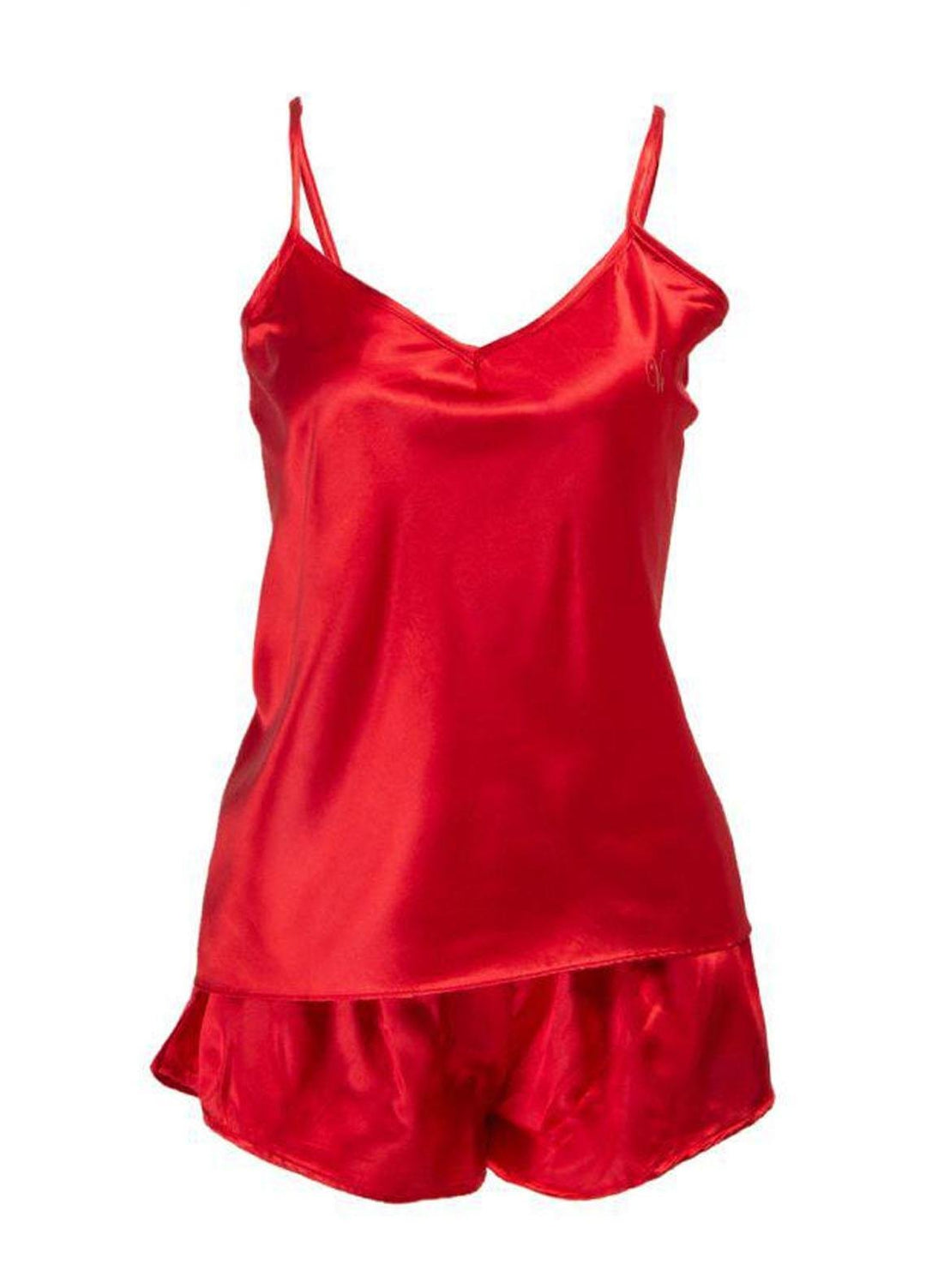 Valerie Night Wear Satin Cami Set CAM 01 RD