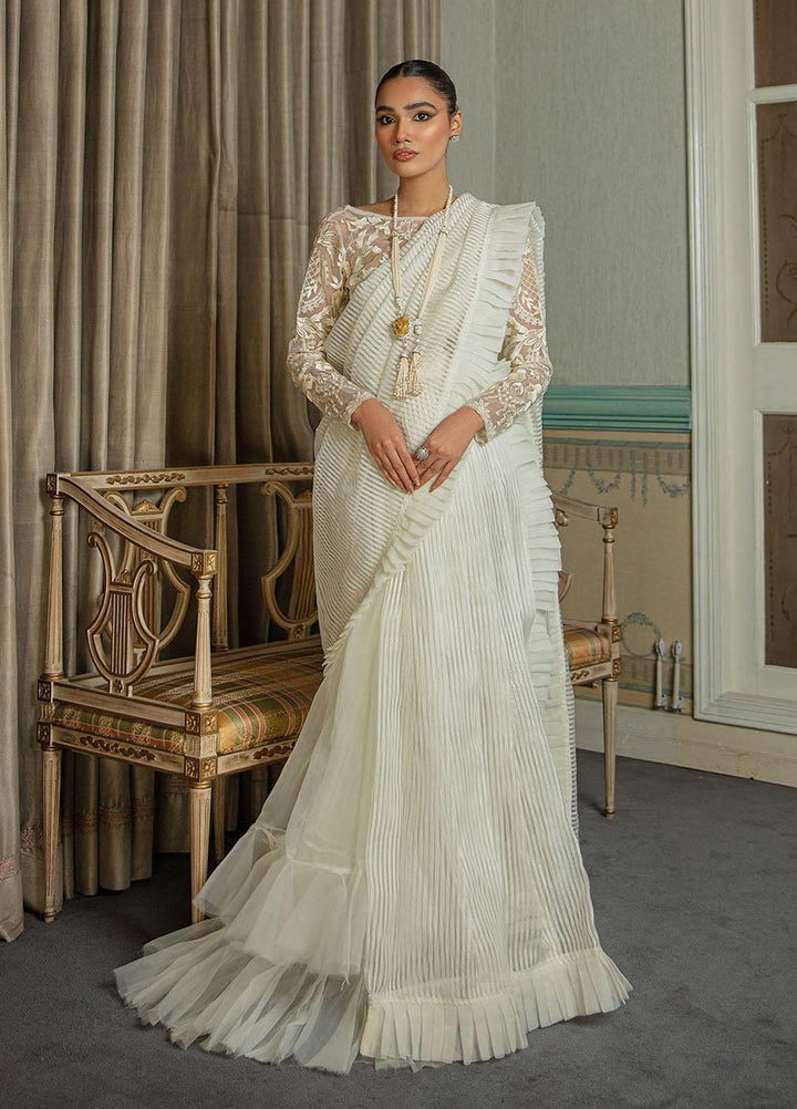 Vanya Formal Wear Organza Pret Saree MZ-06