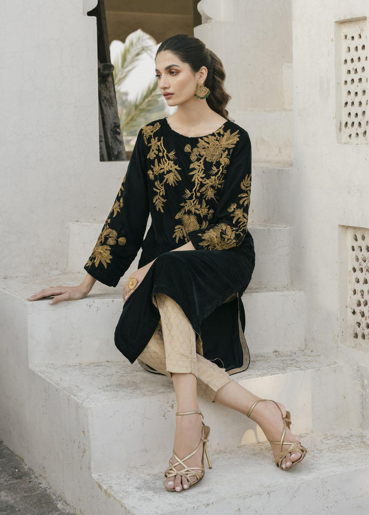 Naayas Pret Embroidered Velvet 2 Piece Suit Embore