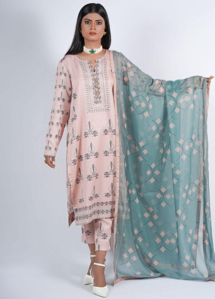 Vibgyor Fashion Printed Lawn Suits Unstitched 3 Piece Lenora Skin D8-23U - Formal Collection