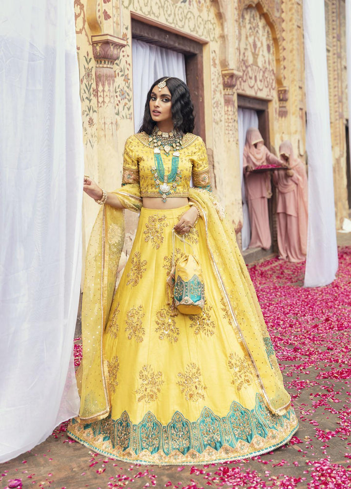 Maria Osama Khan Luxury Pret  Raw Silk 2 Piece MOK22VR Yasmin 005