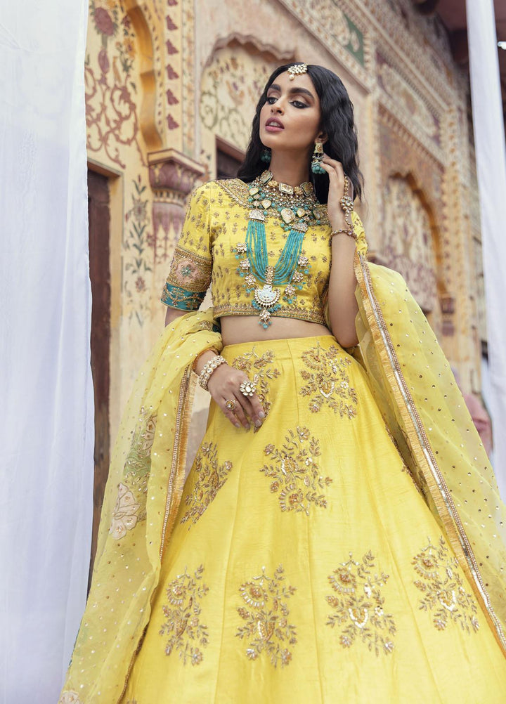 Maria Osama Khan Luxury Pret  Raw Silk 2 Piece MOK22VR Yasmin 005