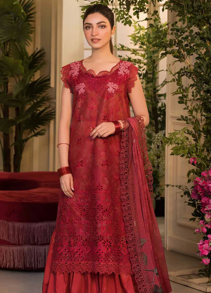 Vital by Sobia Nazir Embroidered Lawn Suit Unstitched 3 Piece SN25VL D-08 B - Summer Collection