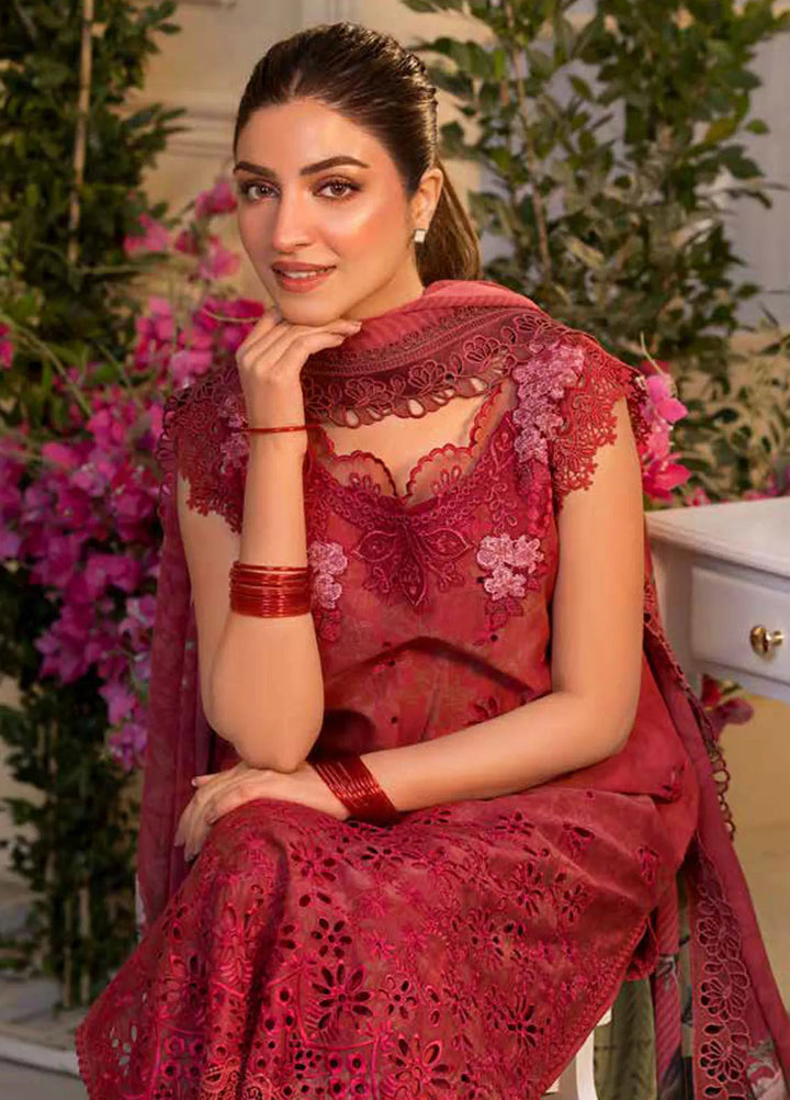 Vital by Sobia Nazir Embroidered Lawn Suit Unstitched 3 Piece SN25VL D-08 B - Summer Collection