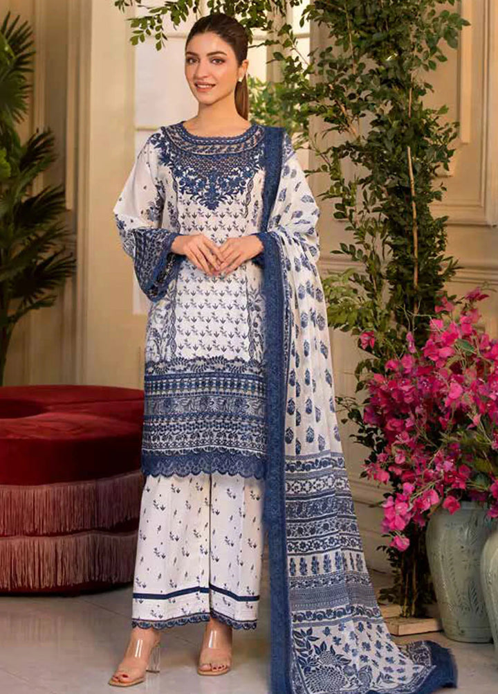 Vital by Sobia Nazir Embroidered Lawn Suit Unstitched 3 Piece SN25VL D-10 B - Summer Collection