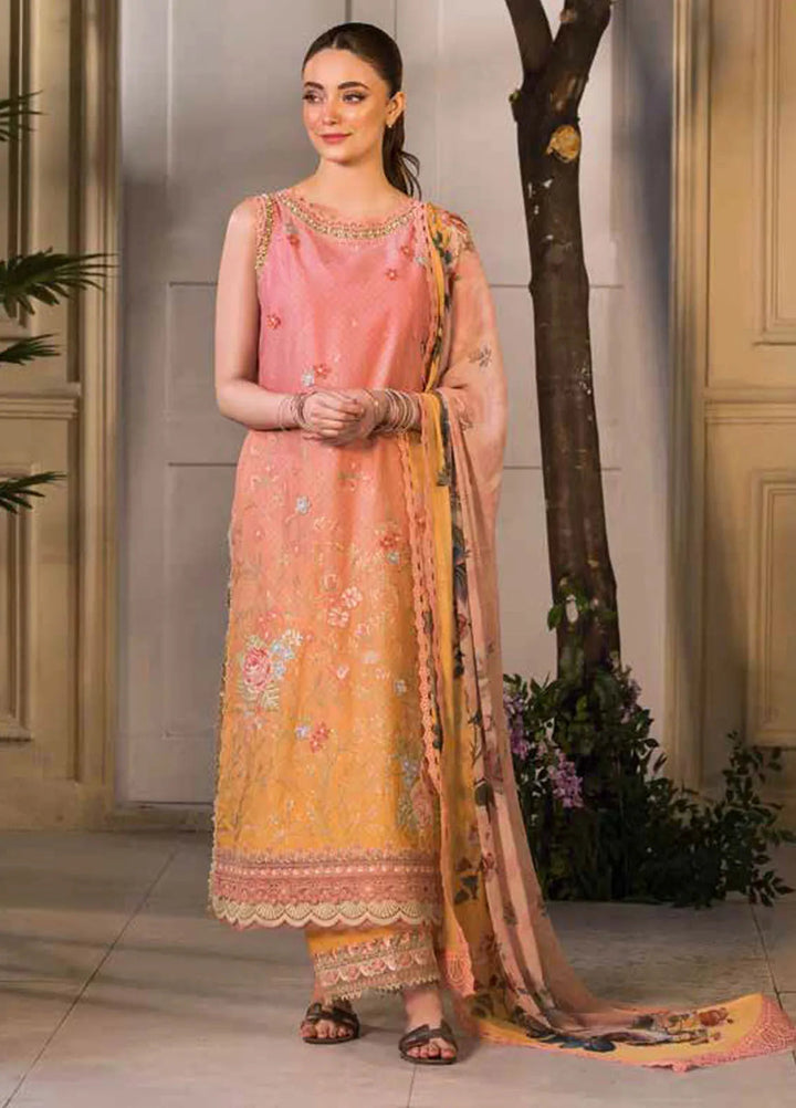 Vital by Sobia Nazir Embroidered Lawn Suit Unstitched 3 Piece SN25VL D-11 B - Summer Collection