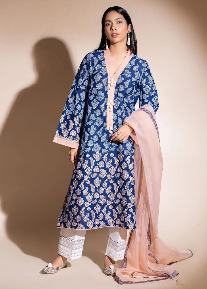 Vitalia Pret Printed Lawn Kurti VT23BP VP-STL23-705 Lapis