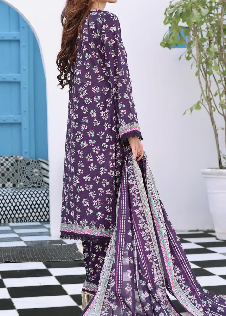 VS Textiles Printed Lawn Suits Unstitched 3 Piece VS24AM D-022 - Summer Collection