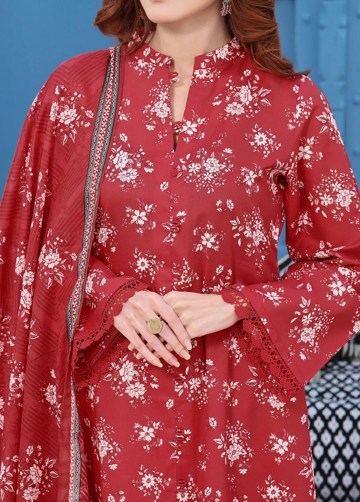 VS Textiles Printed Lawn Suits Unstitched 3 Piece VS24AM D-032 - Summer Collection