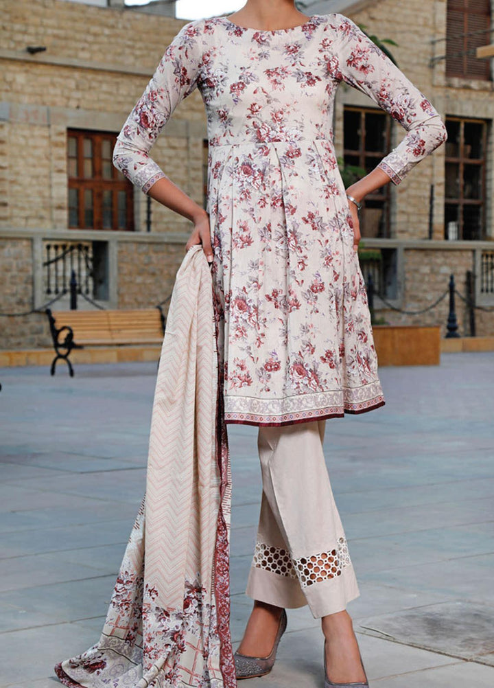 VS Textiles Printed Lawn Suits Unstitched 3 Piece VS21S-2 2608-A - Summer Collection