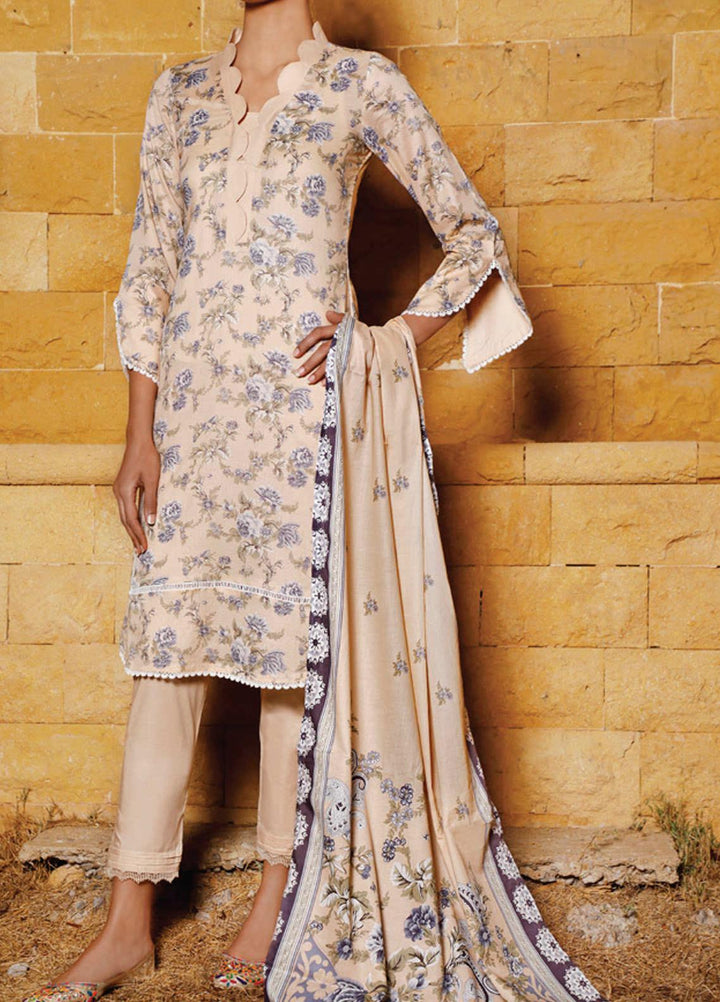 VS Textiles Printed Lawn Suits Unstitched 3 Piece VS21S-2 2610-B - Summer Collection
