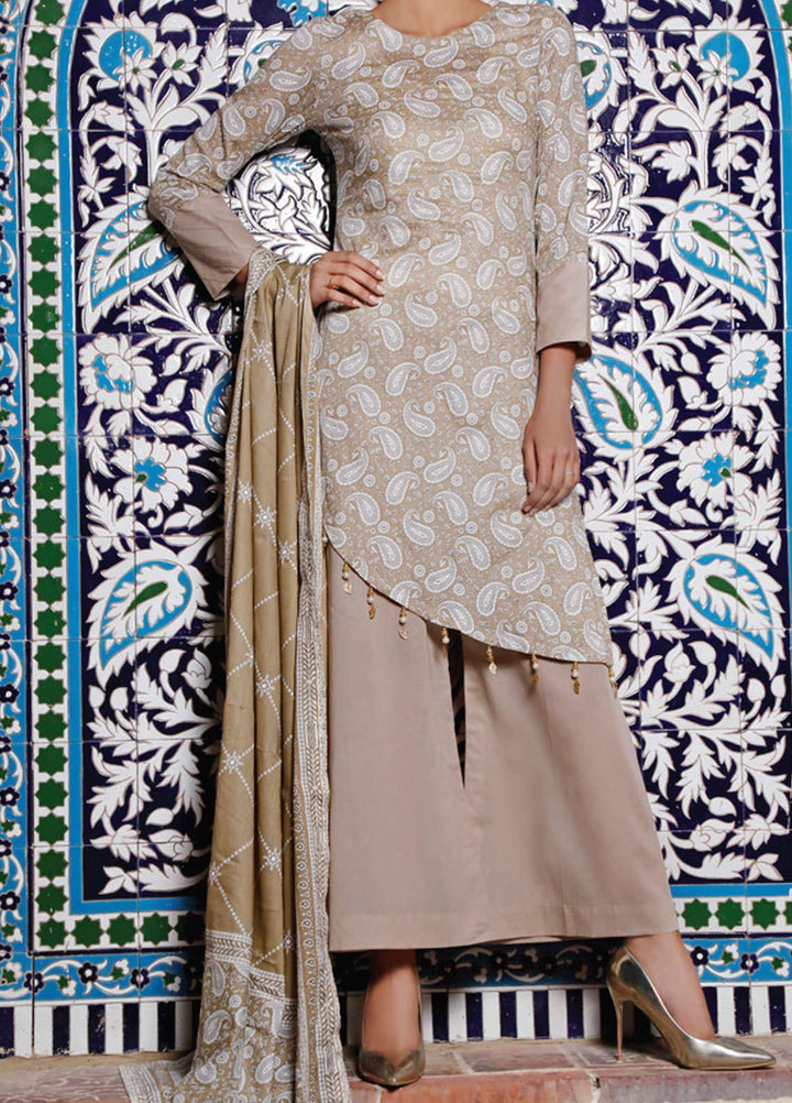 VS Textiles Printed Lawn Suits Unstitched 3 Piece VS21S-2 2618-D - Summer Collection