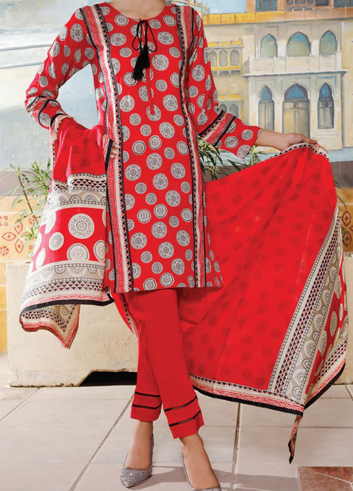 VS Textiles Printed Lawn Suits Unstitched 3 Piece VS21S-2 2619-C - Summer Collection