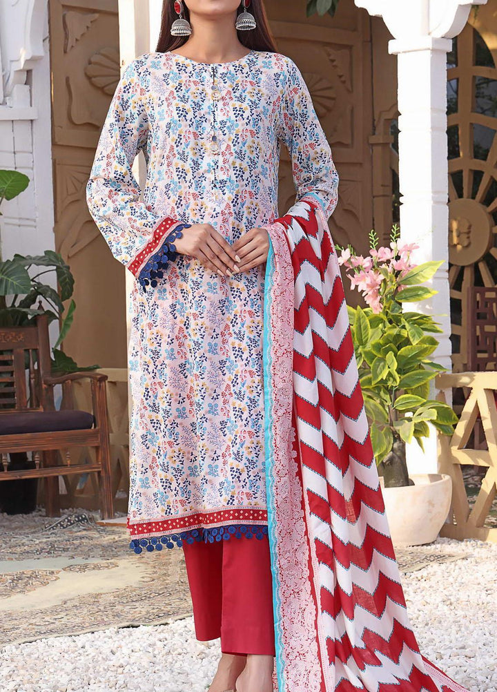 VS Textiles Printed Lawn Suits Unstitched 3 Piece VS23SL D-901 B - Summer Collection