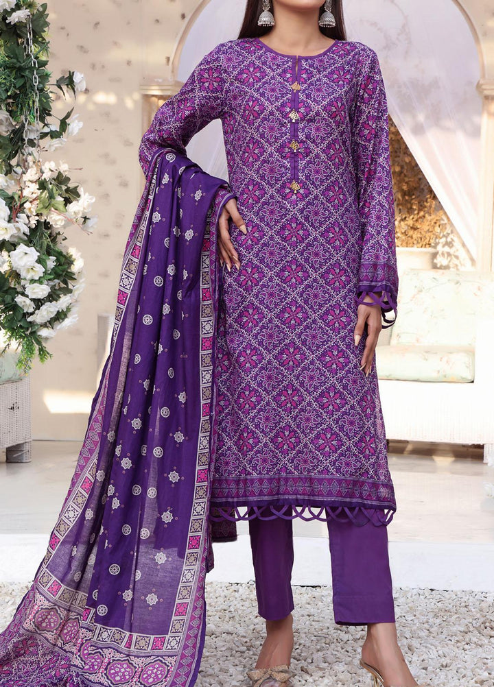 VS Textiles Printed Lawn Suits Unstitched 3 Piece VS23SL D-903 B - Summer Collection