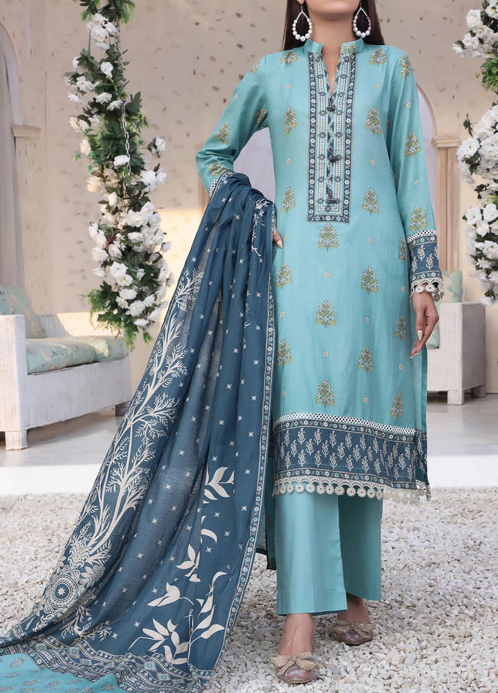 VS Textiles Printed Lawn Suits Unstitched 3 Piece VS23SL D-904 A - Summer Collection