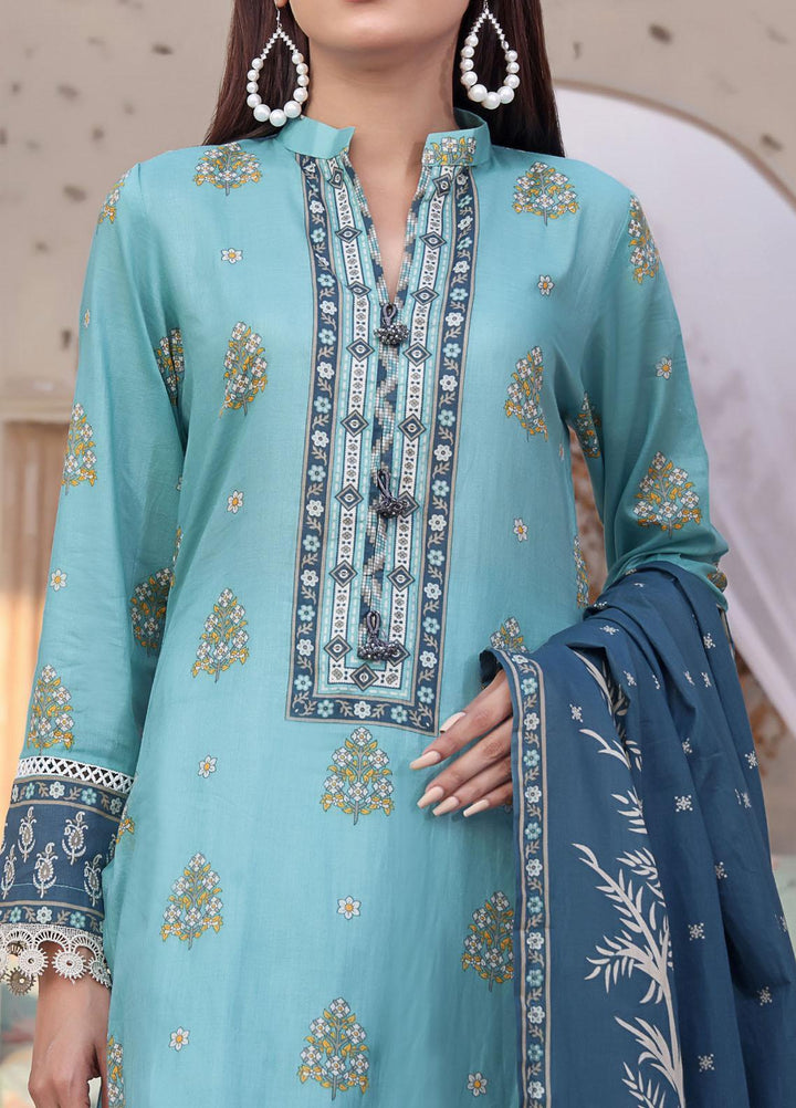 VS Textiles Printed Lawn Suits Unstitched 3 Piece VS23SL D-904 A - Summer Collection
