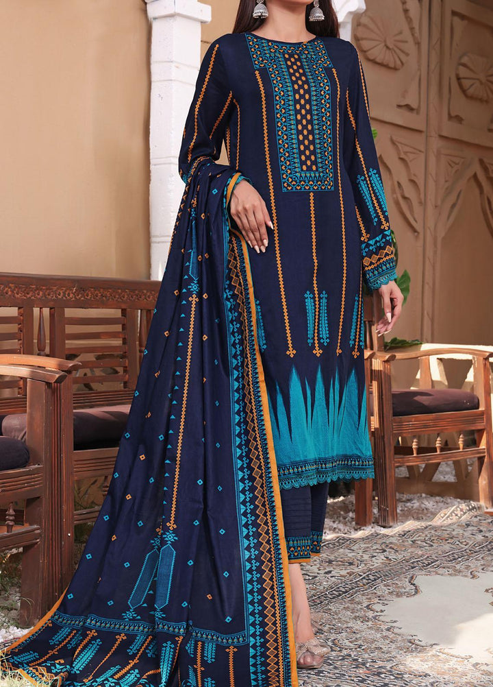 VS Textiles Printed Lawn Suits Unstitched 3 Piece VS23SL D-905 B - Summer Collection