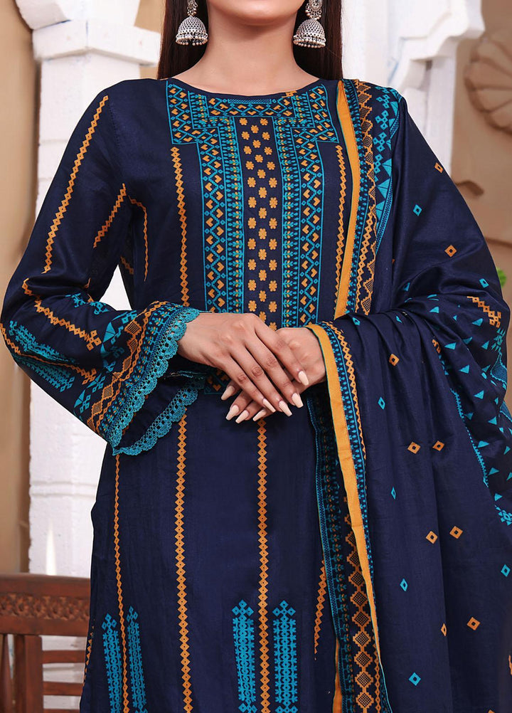 VS Textiles Printed Lawn Suits Unstitched 3 Piece VS23SL D-905 B - Summer Collection