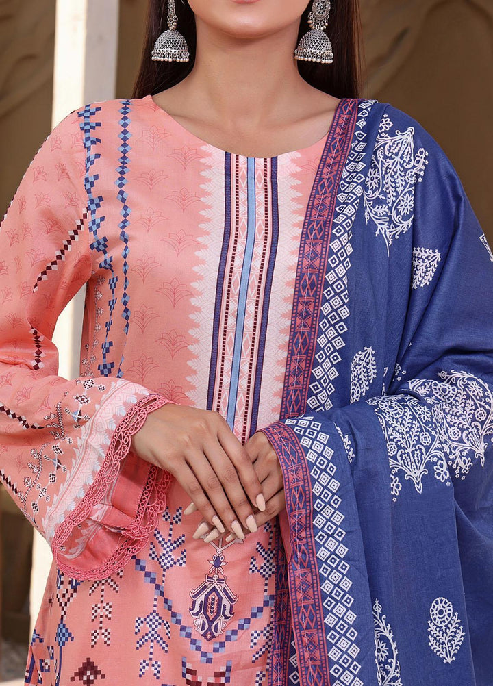 VS Textiles Printed Lawn Suits Unstitched 3 Piece VS23SL D-906 B - Summer Collection