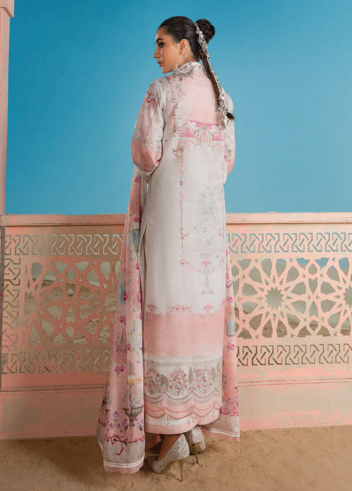 Wardha Saleem Embroidered Lawn Suits Unstitched 3 Piece D-12 Layla - Summer Collection