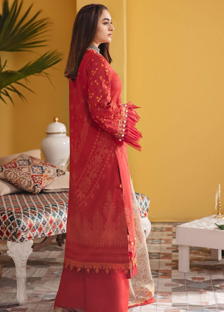 Wasl By Seran Embroidered Lawn Suits Unstitched 3 Piece SRN22W 14 Reem - Summer Collection