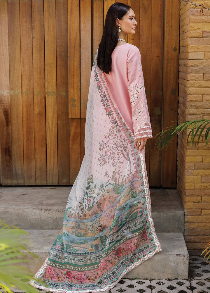 Xenia Embroidered Lawn Suit Unstitched 3 Piece XE25LL D-05 Turin - Summer Collection