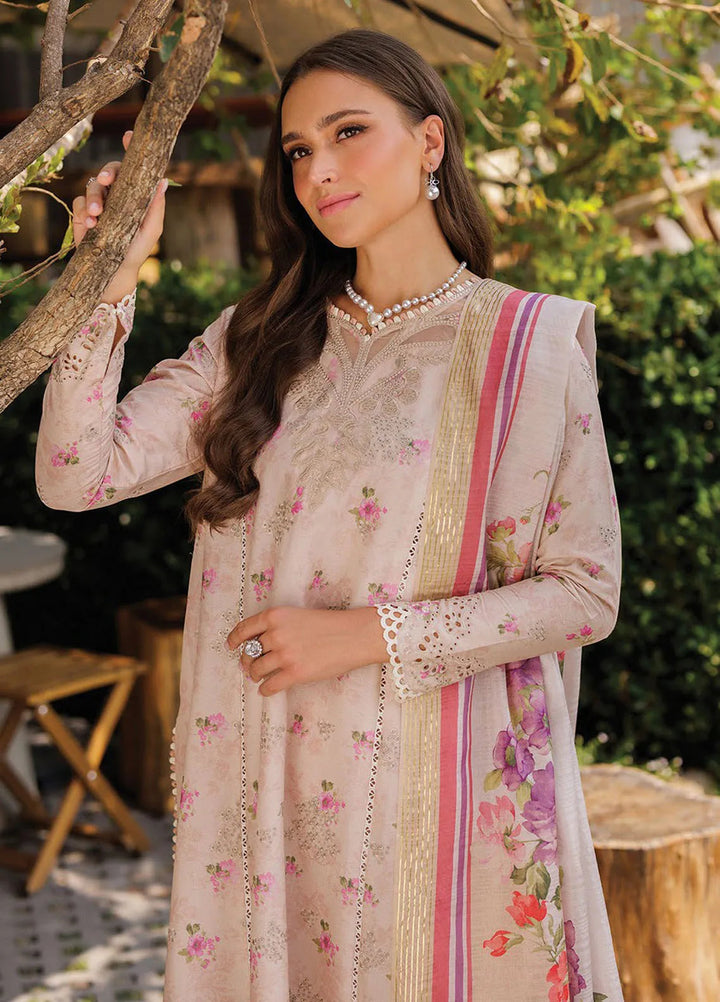 Xenia Embroidered Lawn Suit Unstitched 3 Piece XE25LL D-09 Annaya - Summer Collection