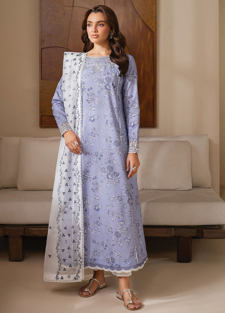 Xenia Embroidered Lawn Suits Unstitched 3 Piece XE25UL D-02 Ravi - Summer Collection