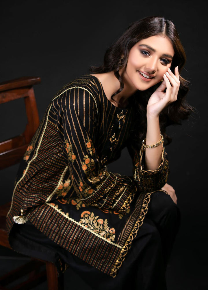 Yusra Ansari Embroidered Cotton Stitched 2 Piece Suit Yed-03 Mookosh