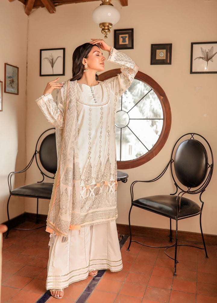 Yusra Ansari Pret  Cotton 3 Piece Suit YA22LBK Yed-01 Eirlys 1