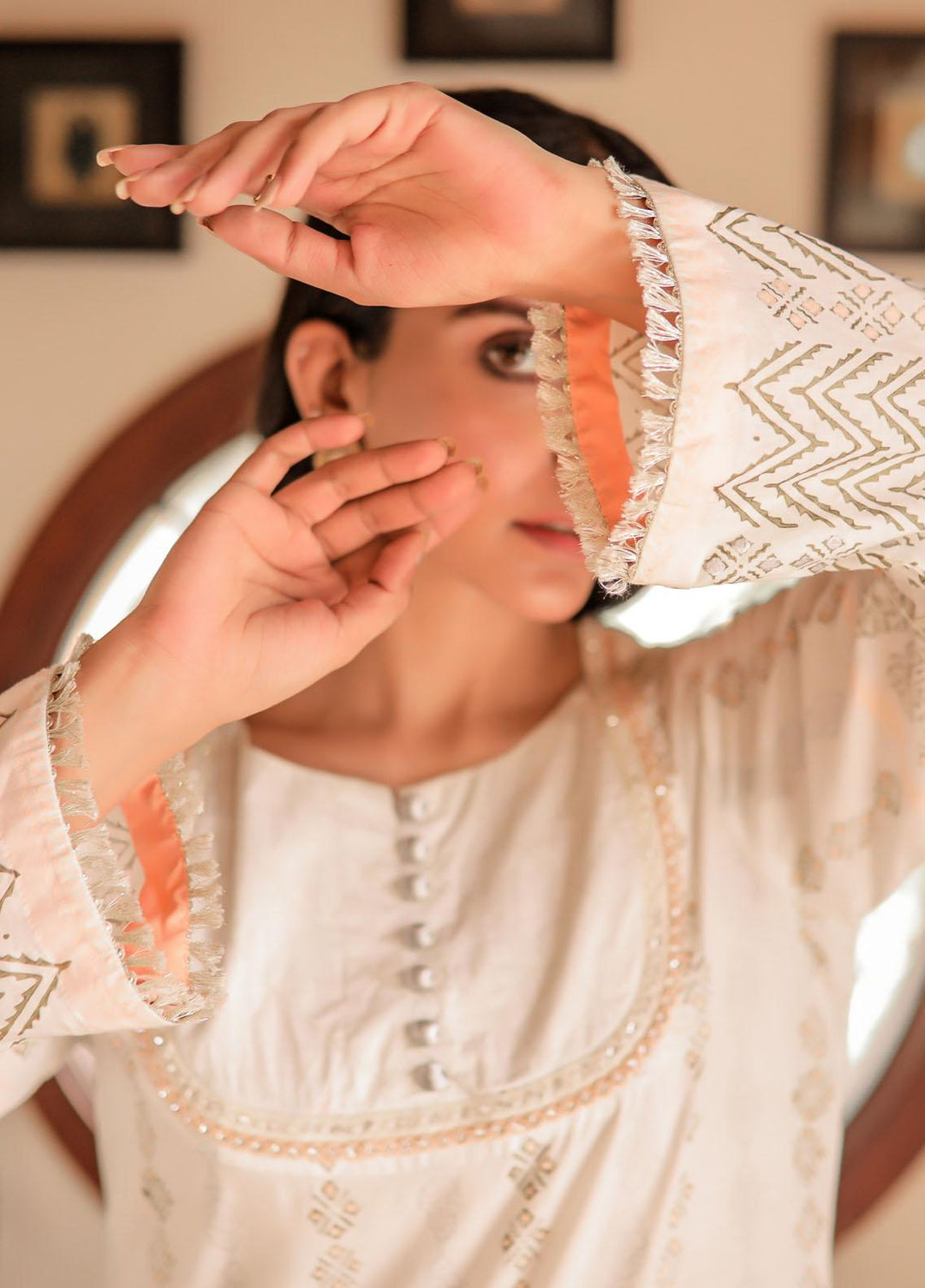 Yusra Ansari Pret  Cotton 3 Piece Suit YA22LBK Yed-01 Eirlys 1