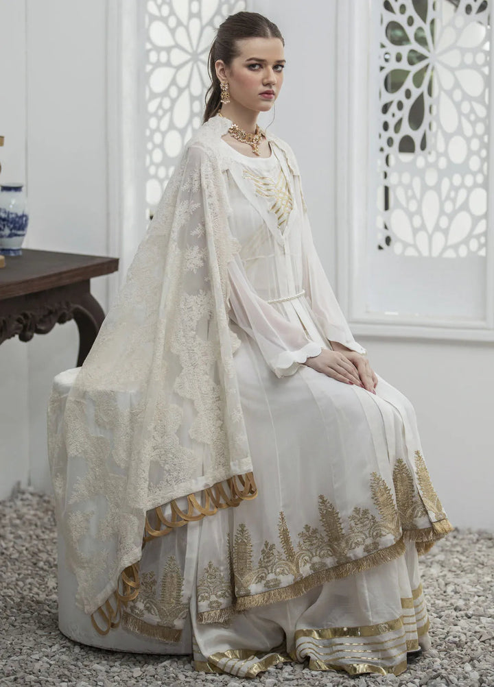 Yusra Ansari Pret Embroidered Chiffon 3 Piece Suit Aylin