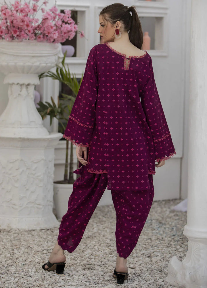 Yusra Ansari Pret Embroidered Cotton 2 Piece Suit Alani