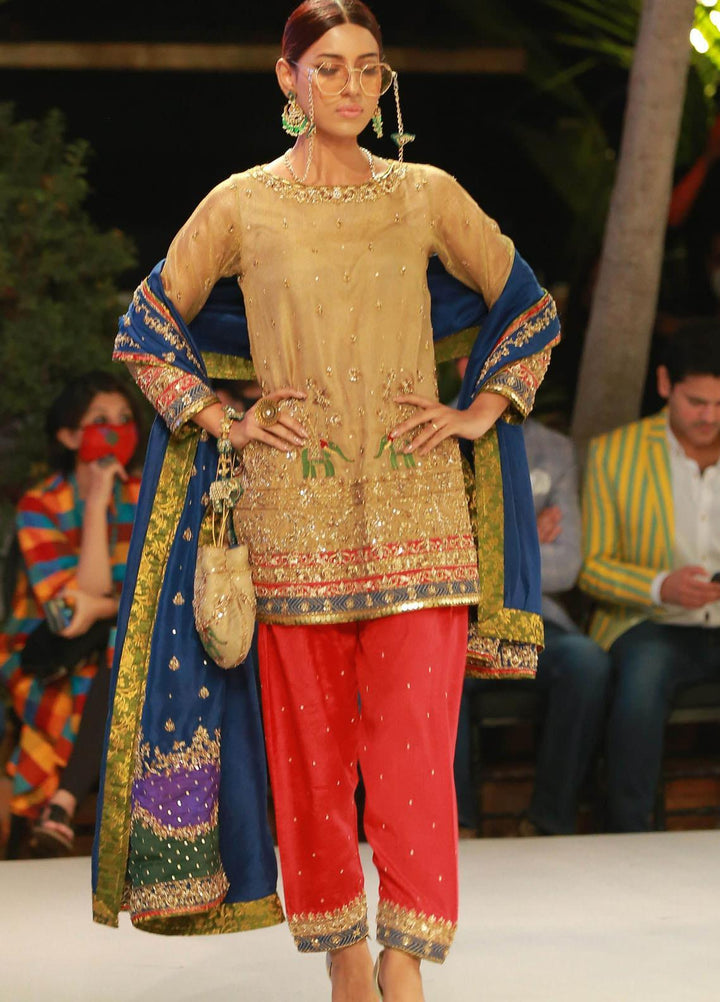 Zaaviay Luxury Pret Embroidered  3 Piece Suit DOLI