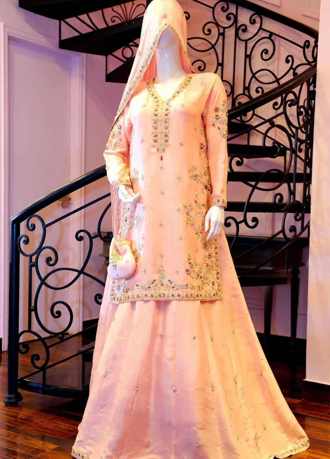 Zaaviay Luxury Pret Embroidered 3 Piece Suit NAZAKAT B