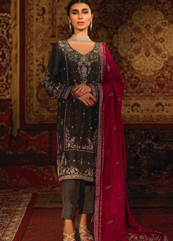 Zaaviay Luxury Pret Embroidered  3 Piece Suit MAHJABEEN