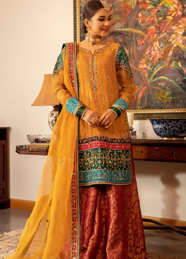 Zaaviay Luxury Pret Embroidered  3 Piece Suit PEELA JORA