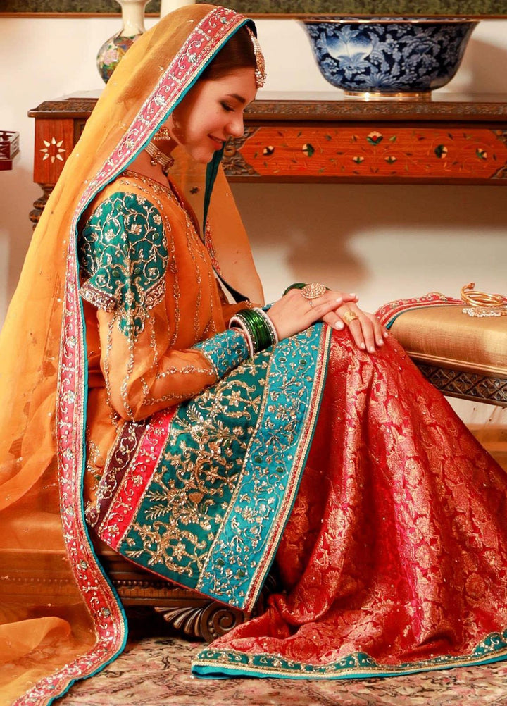 Zaaviay Luxury Pret Embroidered  3 Piece Suit PEELA JORA