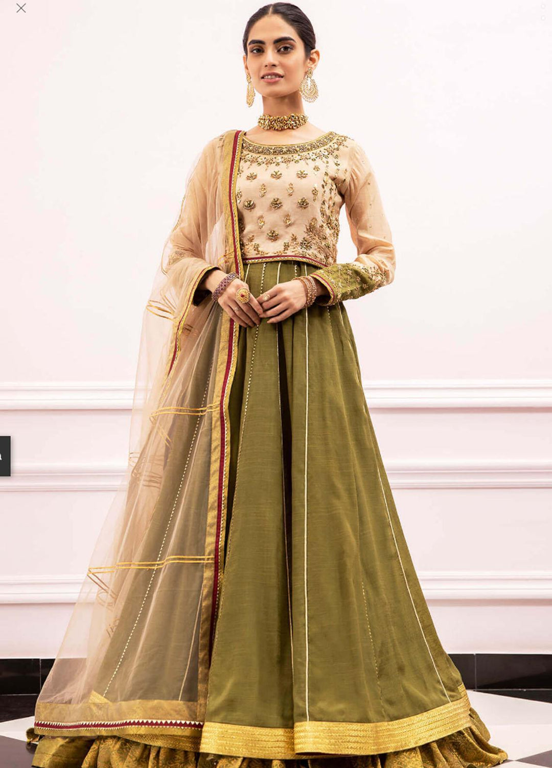 Zaaviay Pret Luxury Raw Silk 3 Piece ZV21DC Gehrai