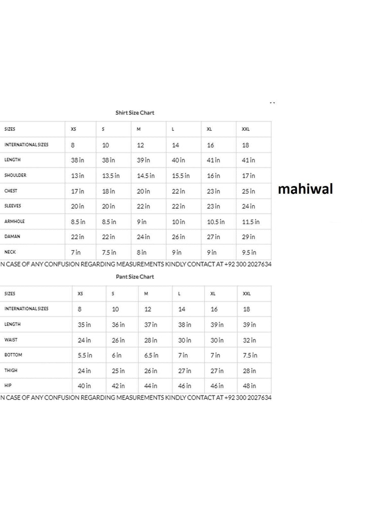 Zaaviay Luxury Pret Embroidered Khaadi Net 3 Piece Dress Mahiwal