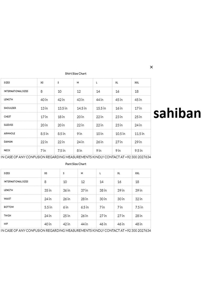 Zaaviay Luxury Pret Embroidered Raw Silk 3 Piece Dress SAHIBAN