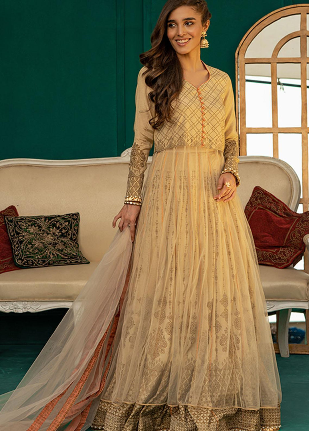 Zaaviay Festive Pret Raw Silk 3 Piece Suit ZV22PE PAIRAHAN