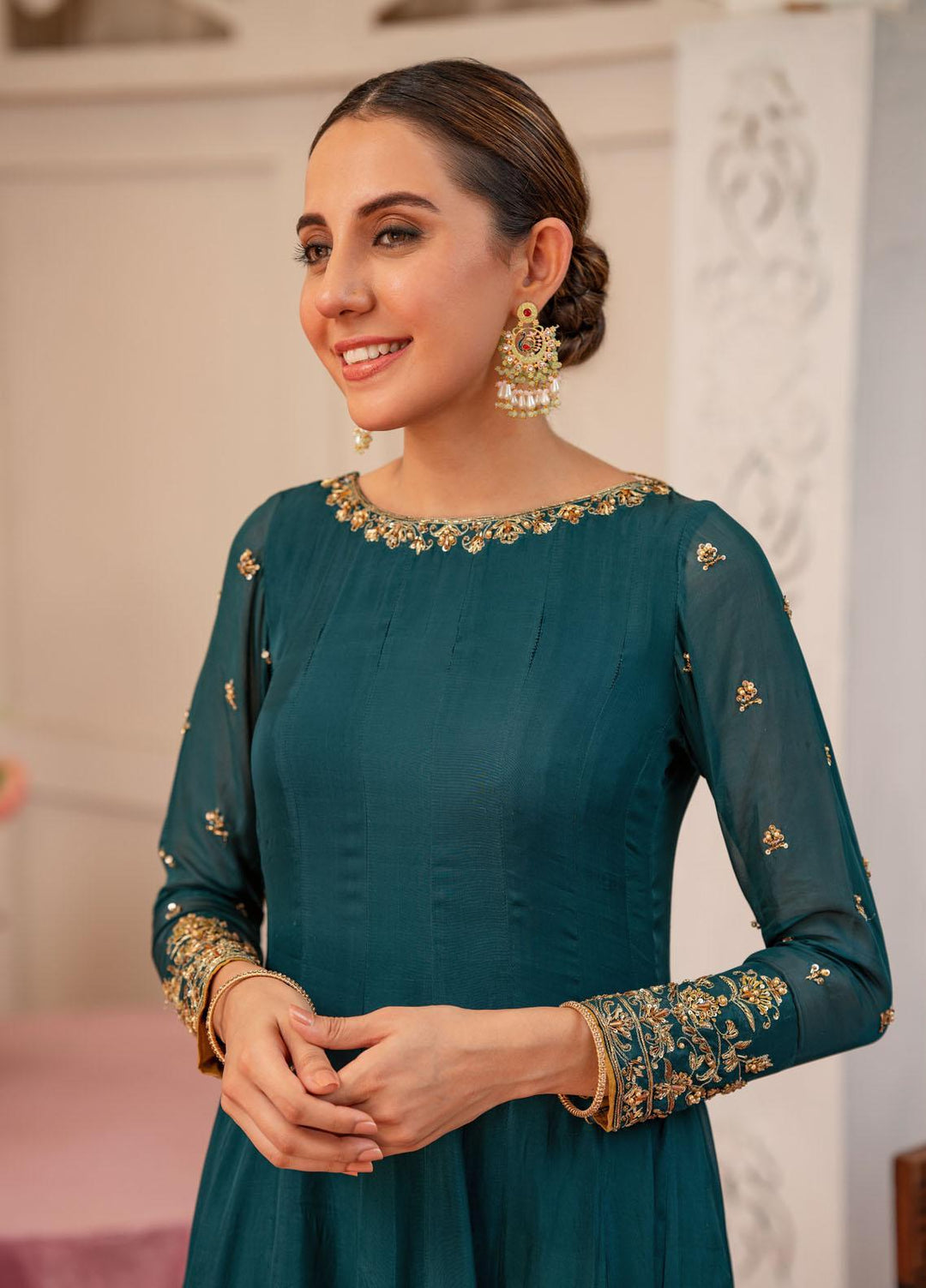 Zaaviay Festive Pret  Raw Silk 3 Piece Suit ZV22PE ZEC22- 009 Parvaneh