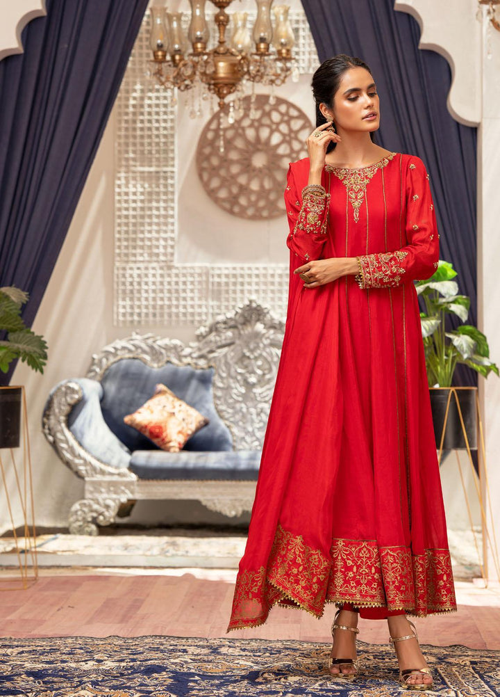 Zaaviay Festive Pret  Raw Silk 3 Piece Suit ZV22PE ZEC22- 010 Nia
